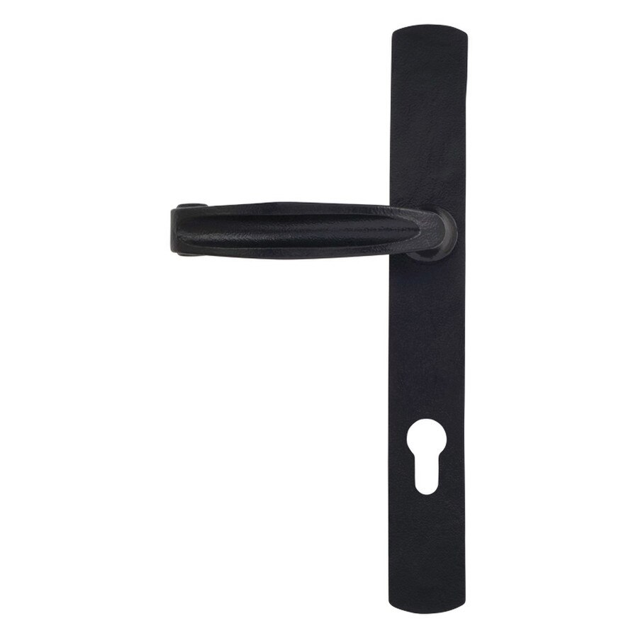 black antique door handle